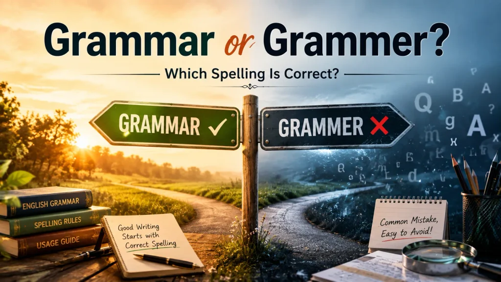 Grammar or Grammer