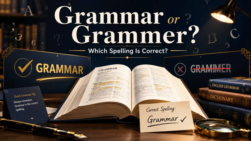 Grammar or Grammer