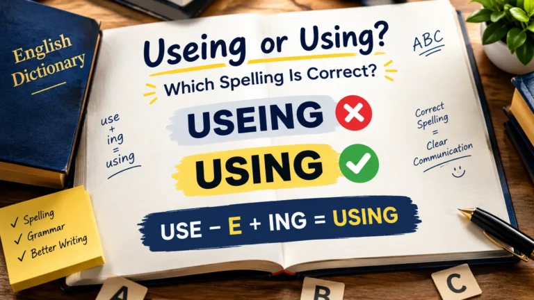 Useing or Using