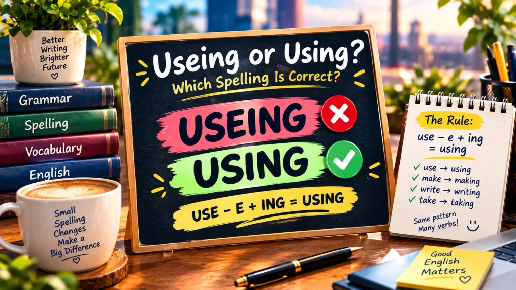 Useing or Using