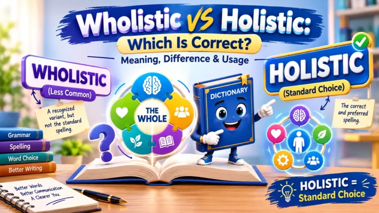 Wholistic vs Holistic