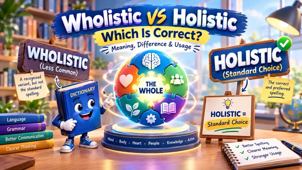 Wholistic vs Holistic