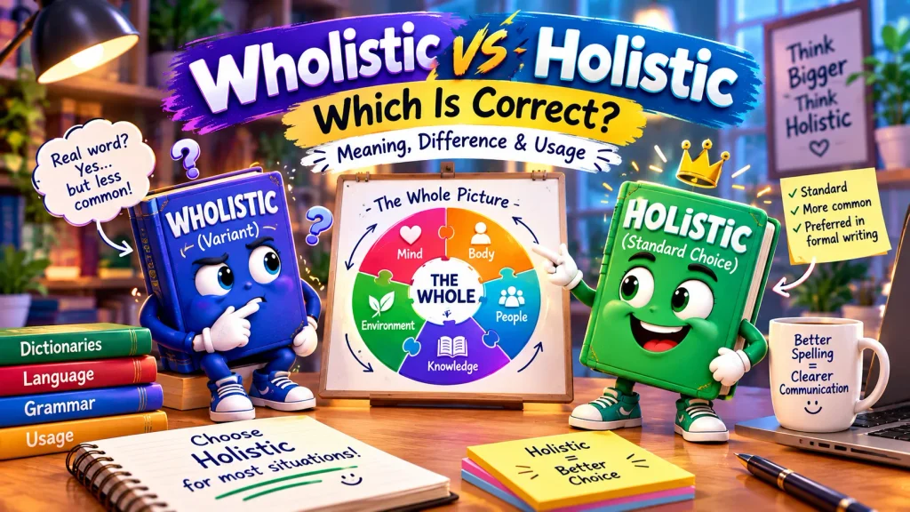Wholistic vs Holistic