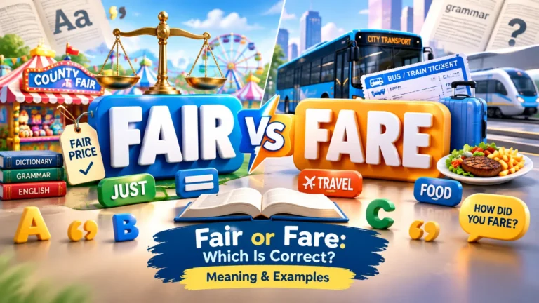 Fair or Fare