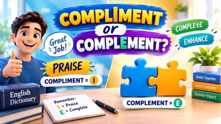 Compliment or Complement