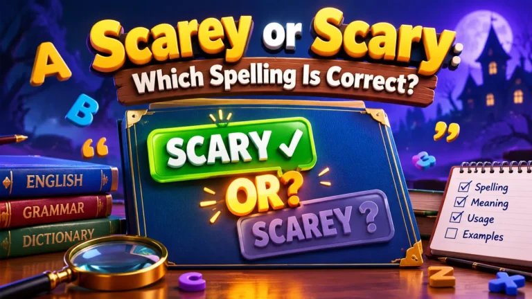 Scarey or Scary