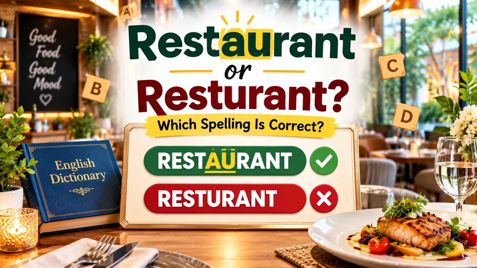 Restaurant or Resturant
