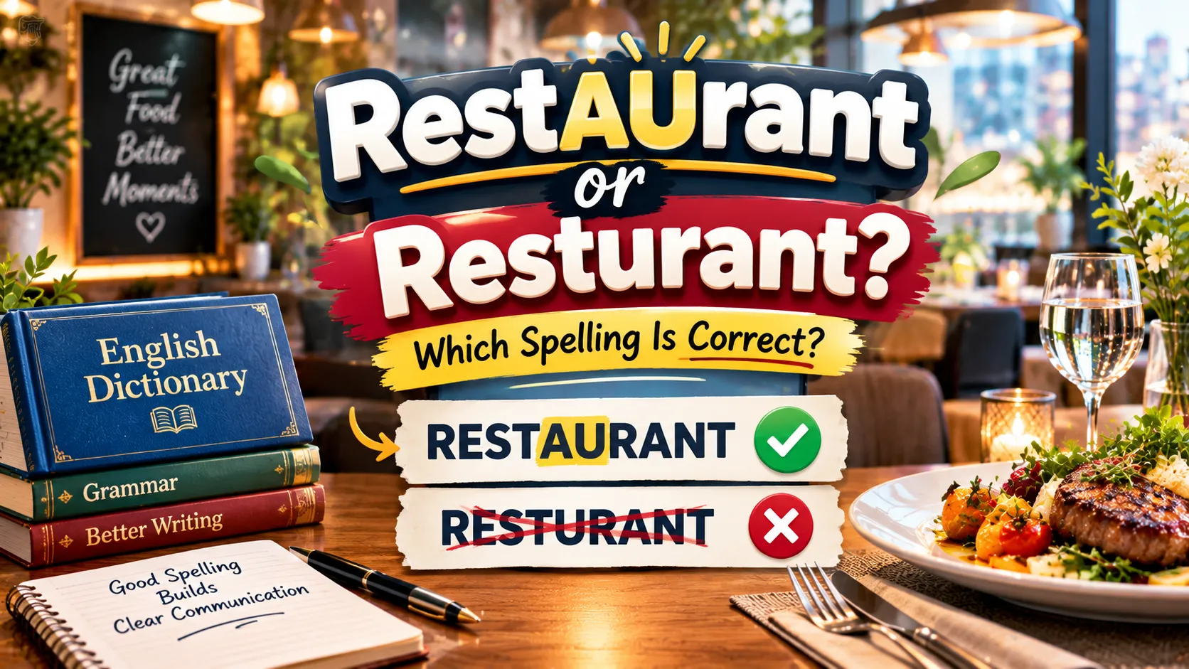 Restaurant or Resturant