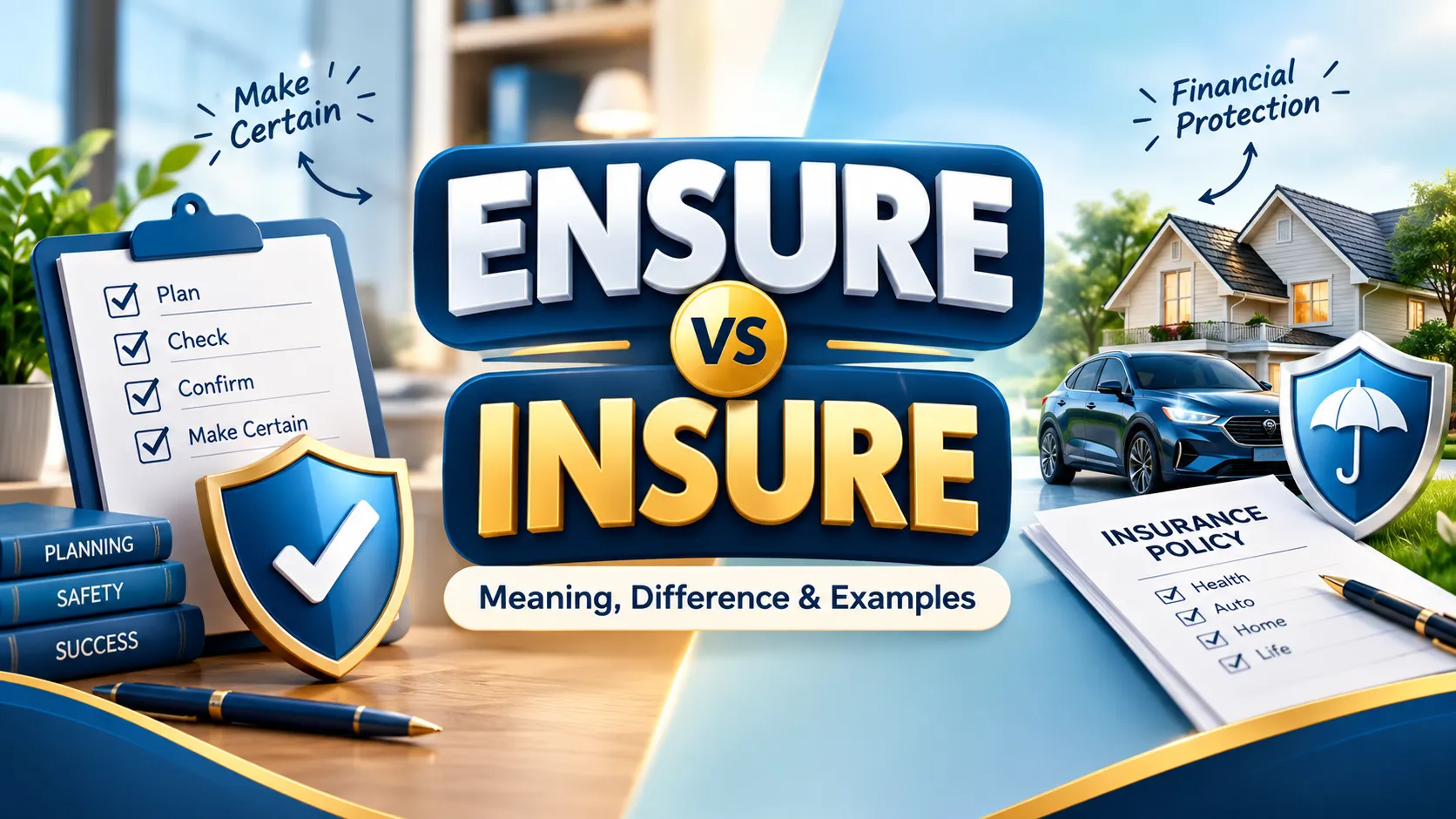 Ensure vs Insure