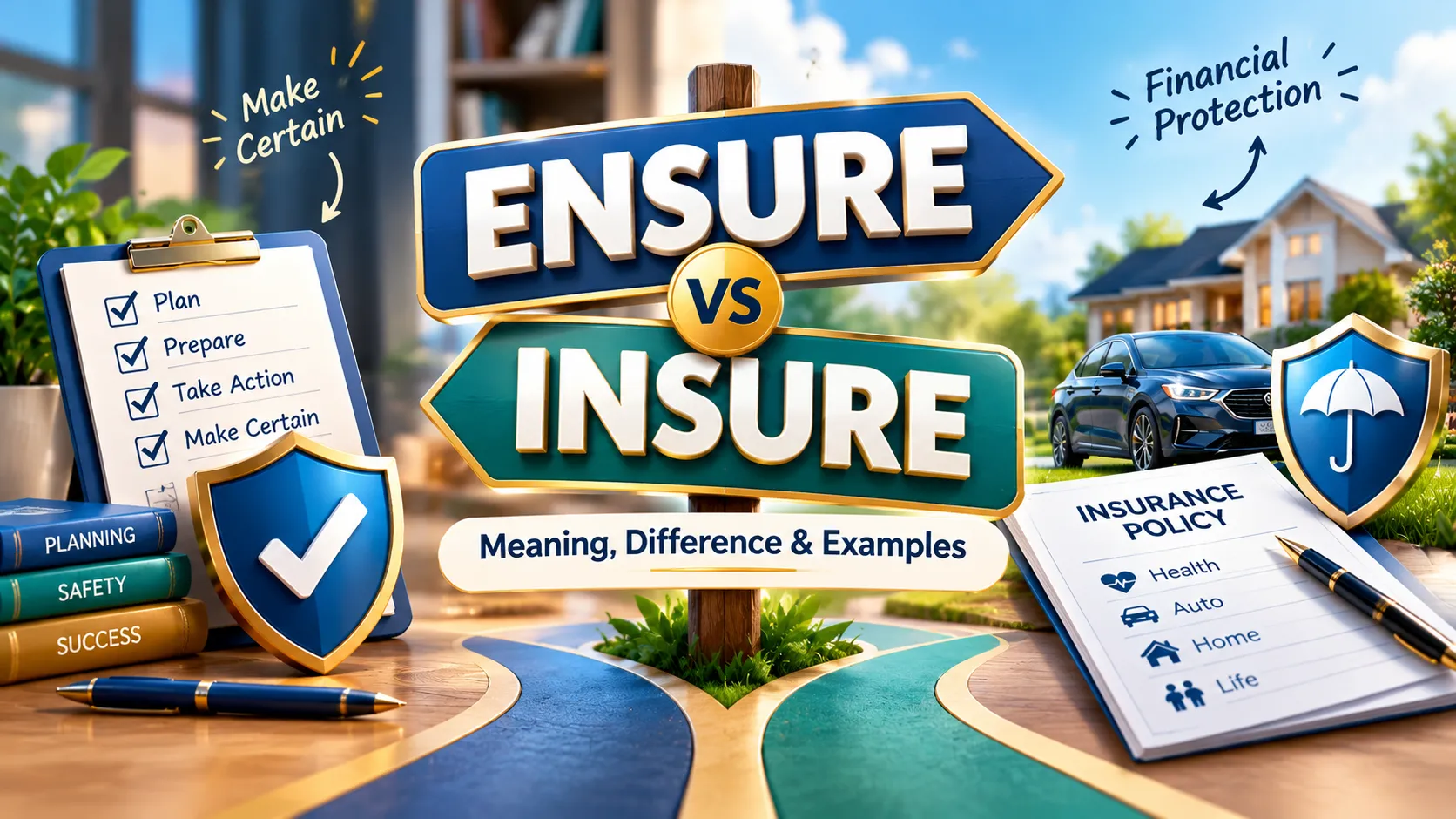 Ensure vs Insure