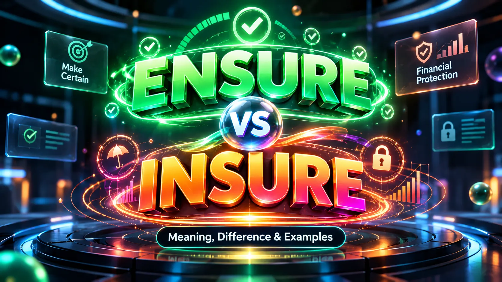 Ensure vs Insure