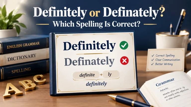 Definitely or Definately
