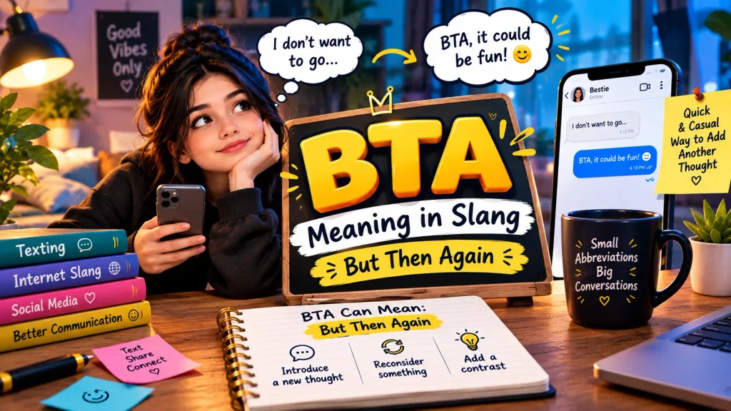 BTA Meaning in Slang