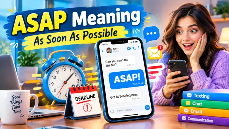 ASAP Meaning