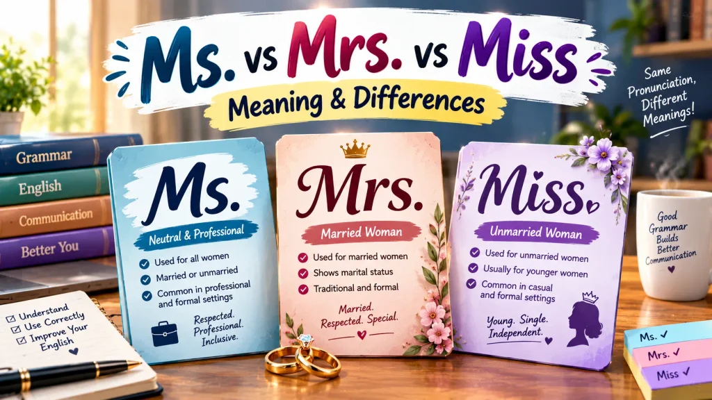 Ms. vs Mrs. vs Miss