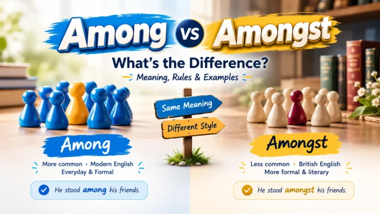 Among vs Amongst
