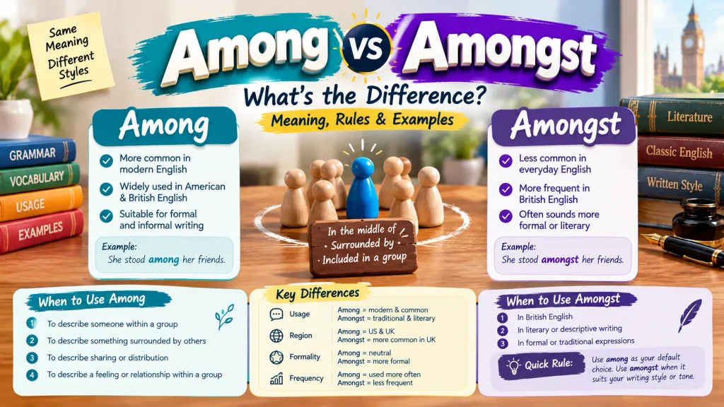 Among vs Amongst