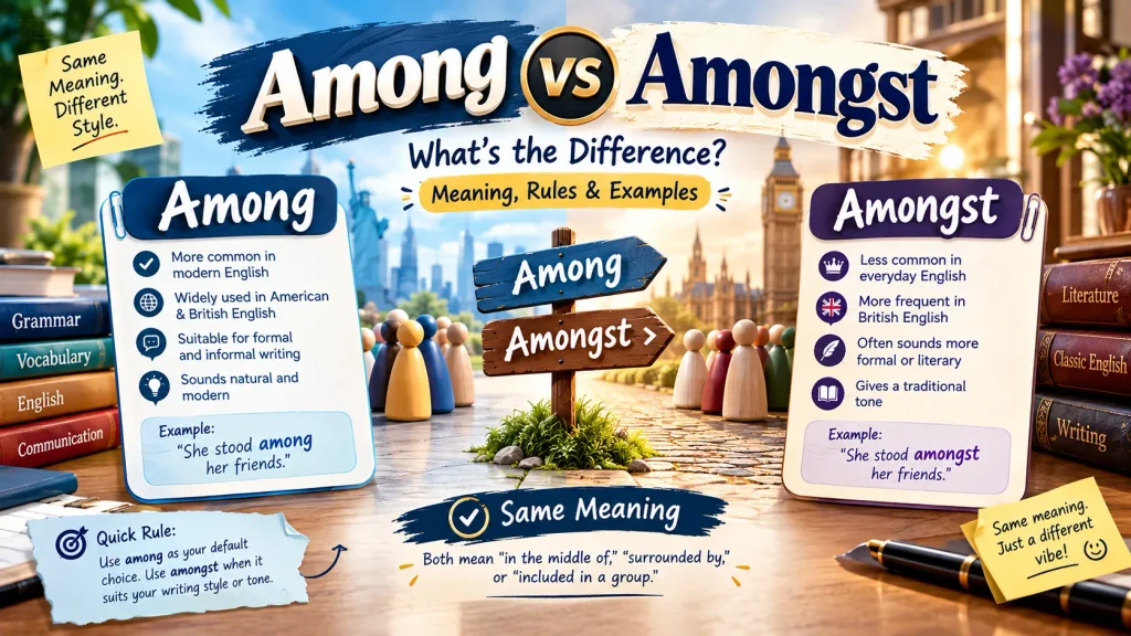 Among vs Amongst