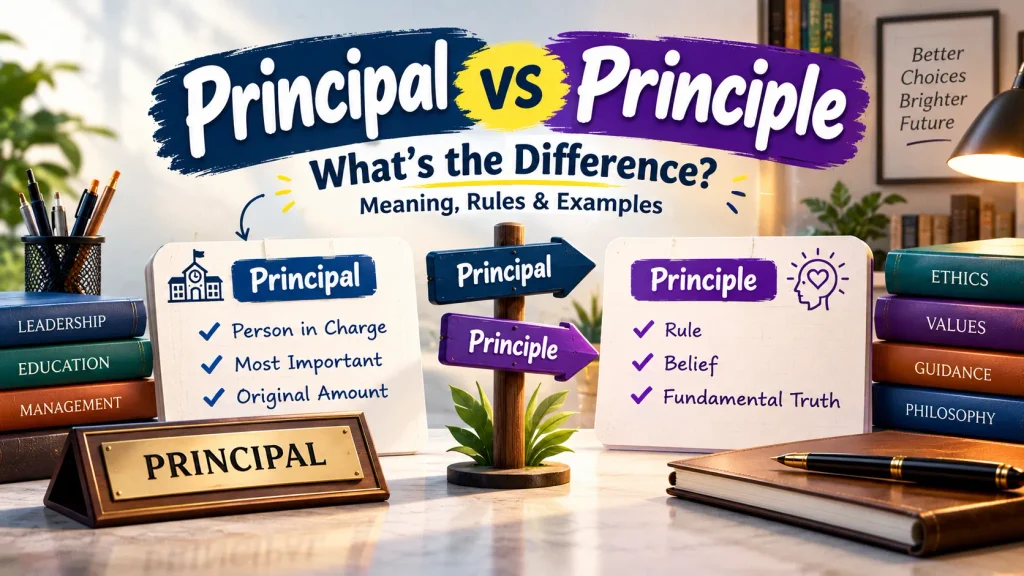 Principal vs Principle