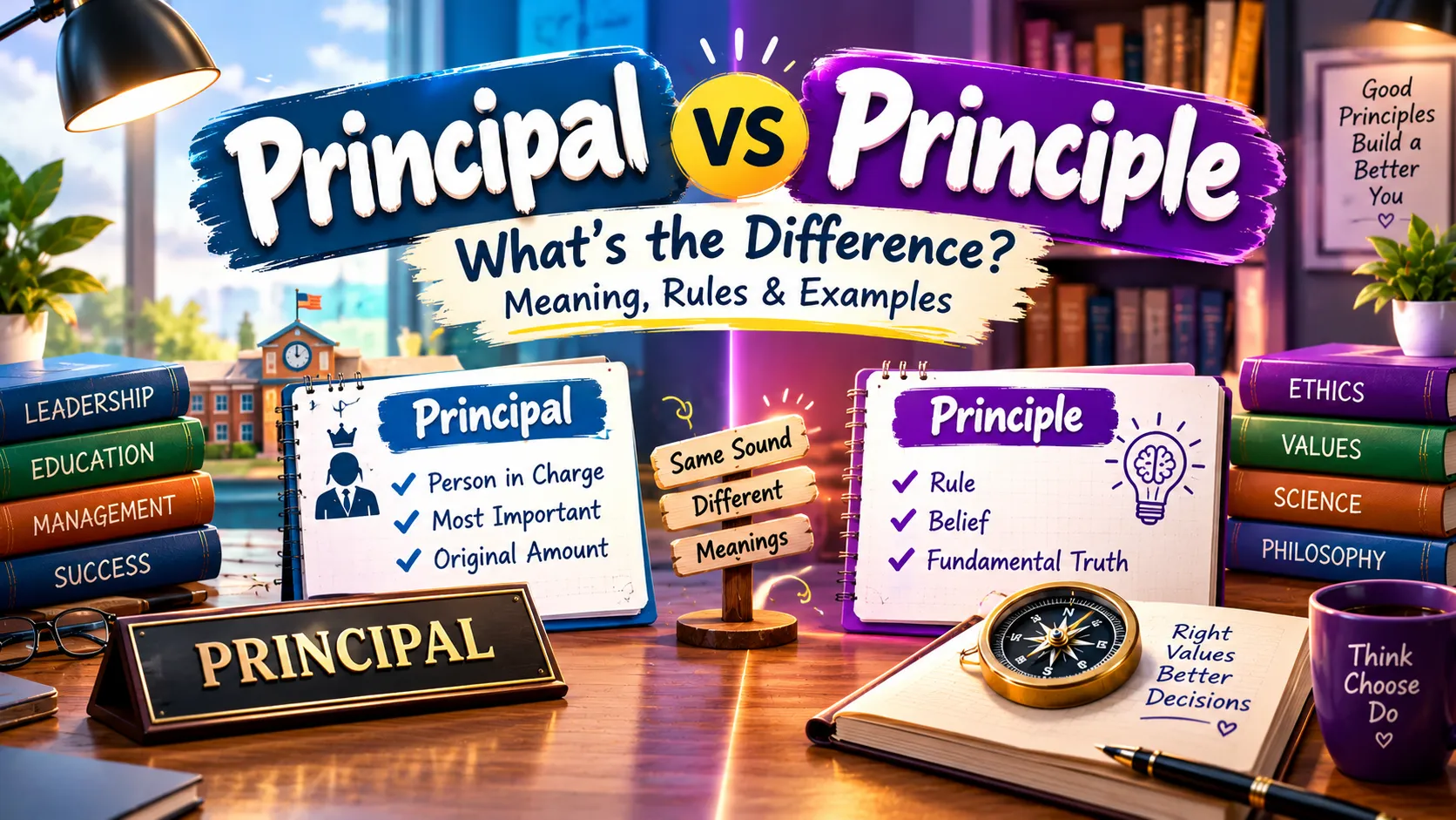 Principal vs Principle