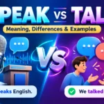 Speak vs Talk
