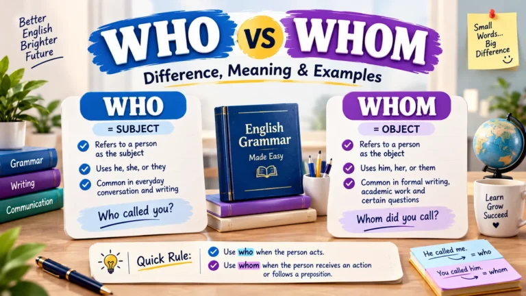 Who vs Whom