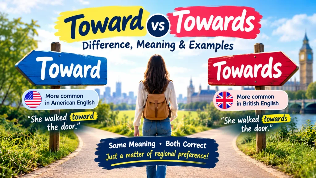 Toward vs Towards