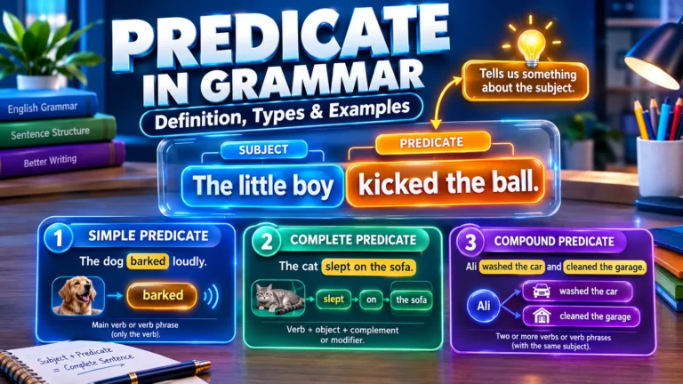 Predicate in Grammar