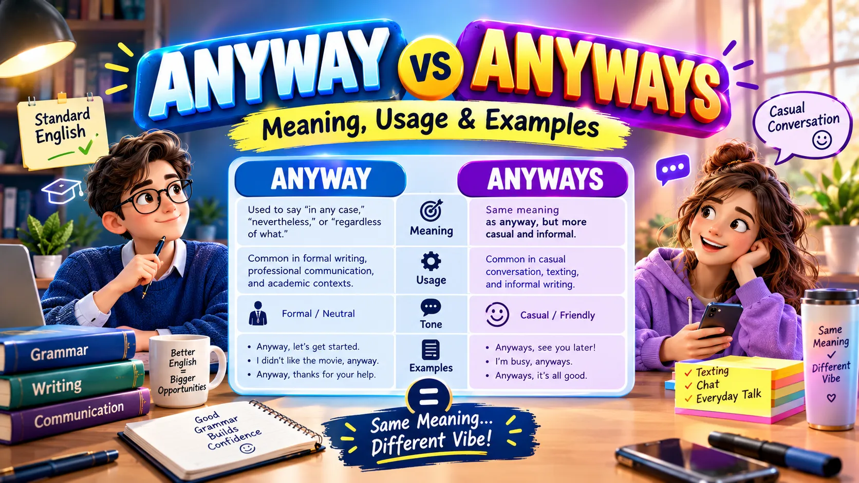 Anyway vs Anyways