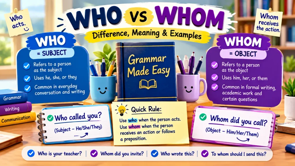 Who vs Whom