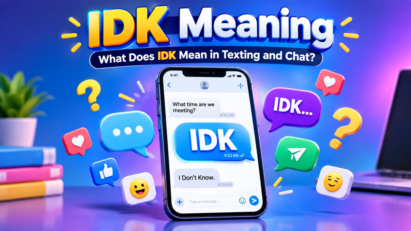 IDK Meaning