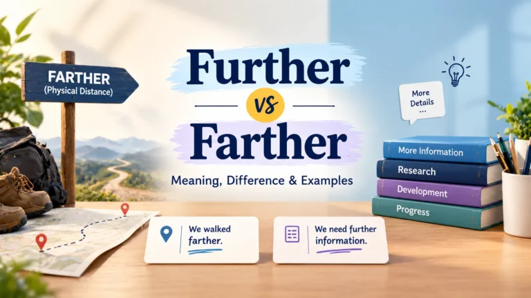 Further vs Farther
