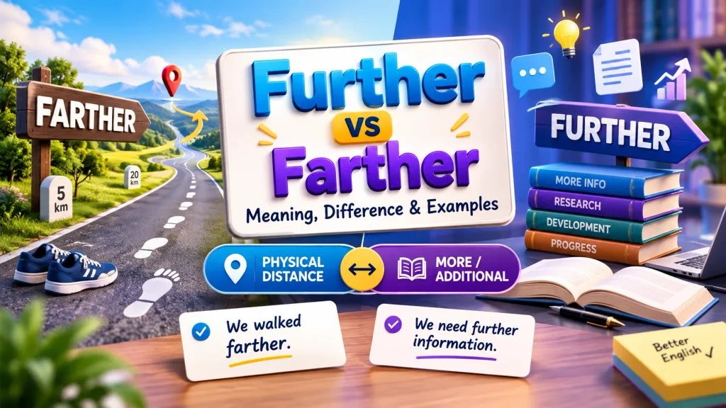 Further vs Farther