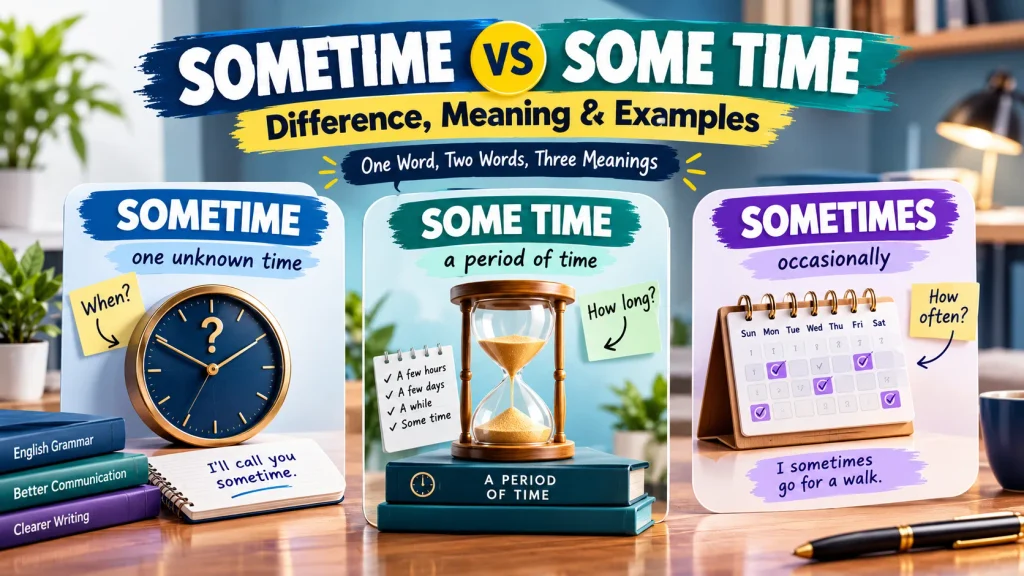 Sometime vs Some Time