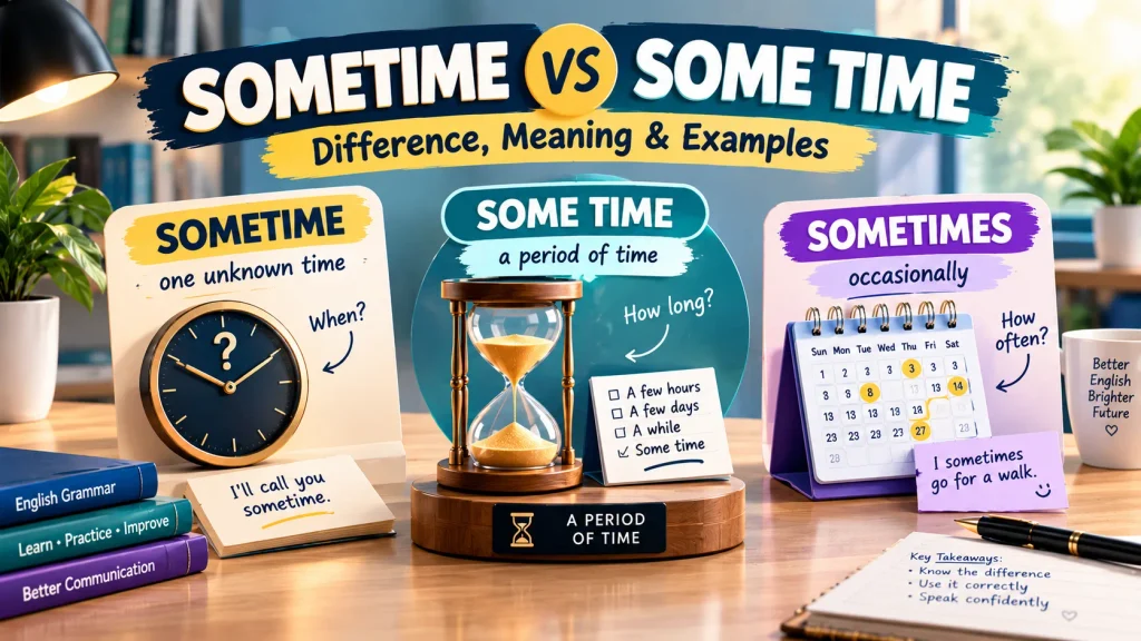 Sometime vs Some Time