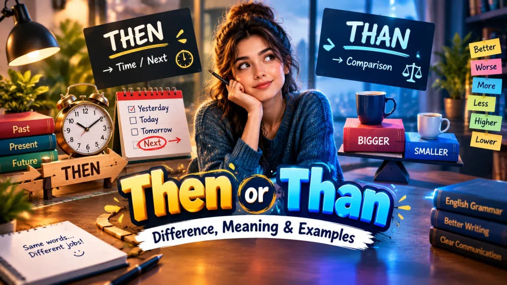 Then vs Than