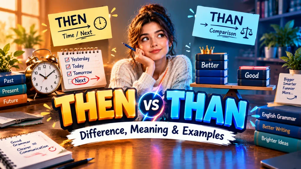 Then vs Than