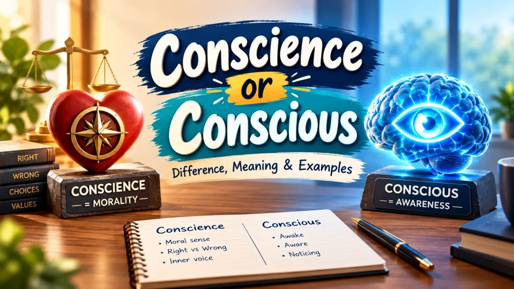 Conscience or Conscious