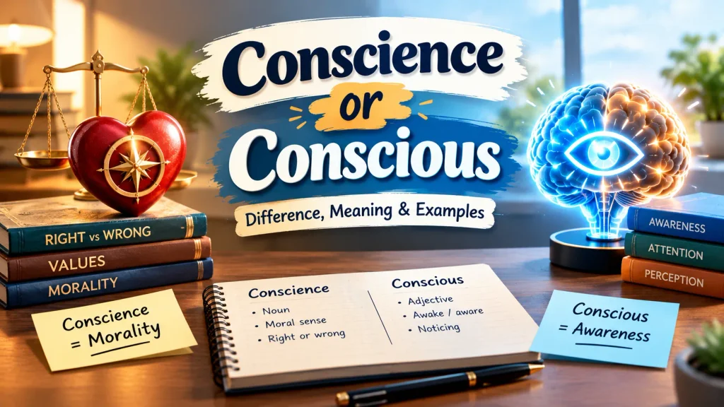 Conscience or Conscious