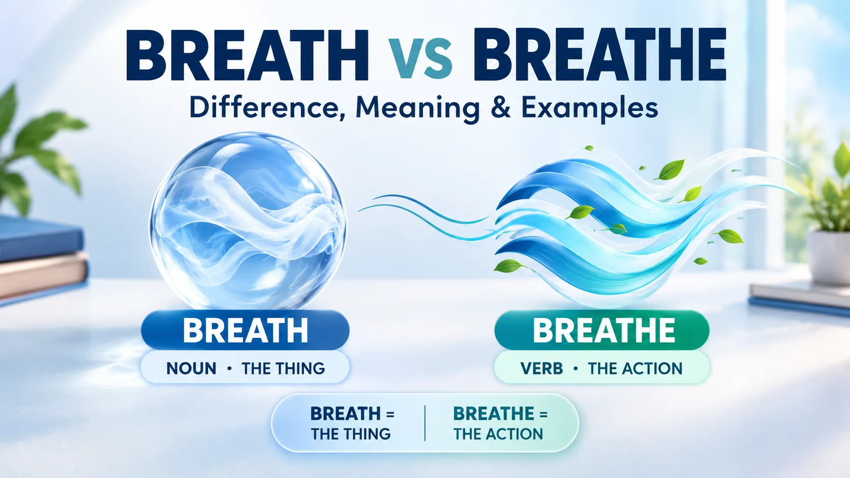 Breath vs Breathe