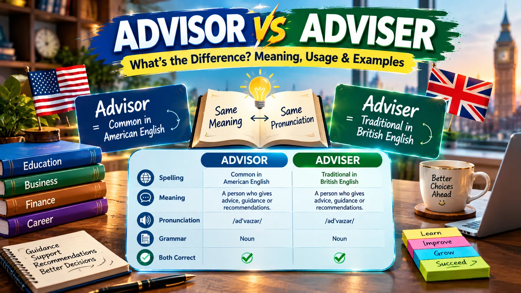 Advisor vs Adviser